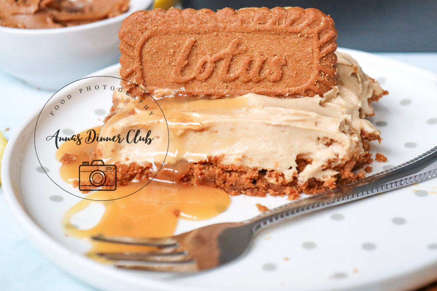 No bake Biscoff cheesecake - PLR  set