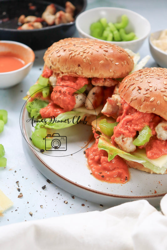 Skinny buffalo chicken sandwich  - exclusive set