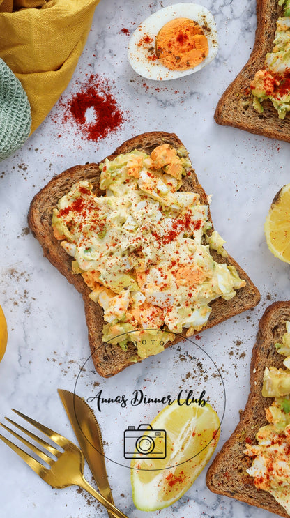 Avocado Salad Toast PLR set