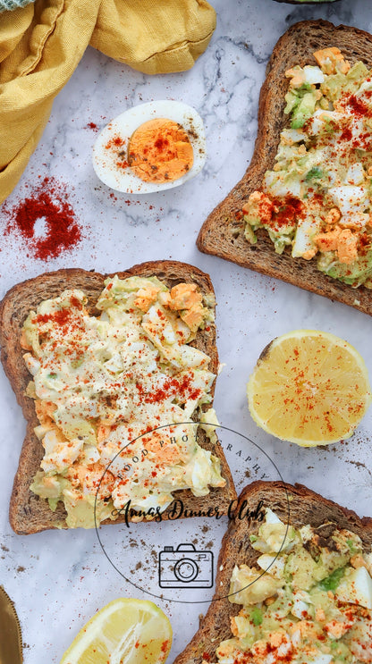 Avocado Salad Toast PLR set