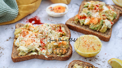 Avocado Salad Toast PLR set