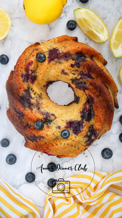 Lemon Blueberry Bundt Cake PLR set