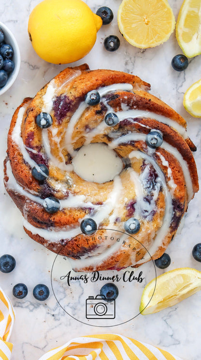 Lemon Blueberry Bundt Cake PLR set