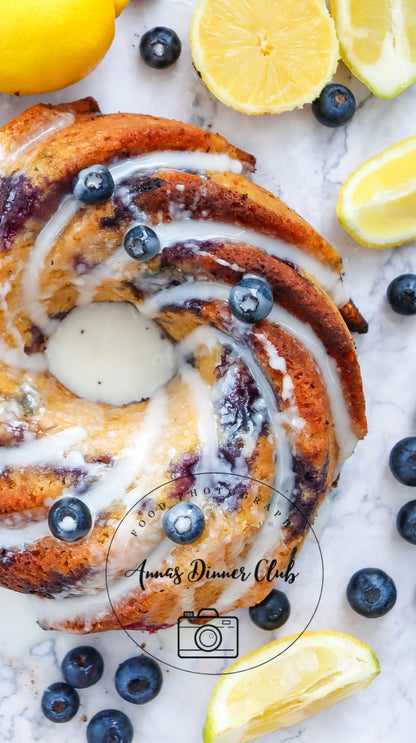 Lemon Blueberry Bundt Cake PLR set
