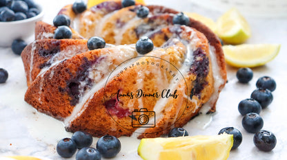 Lemon Blueberry Bundt Cake PLR set