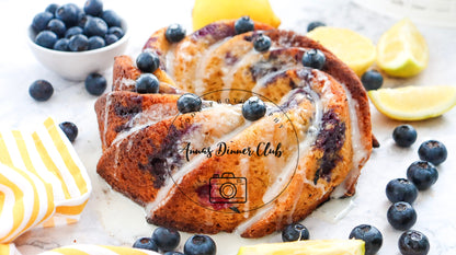 Lemon Blueberry Bundt Cake PLR set