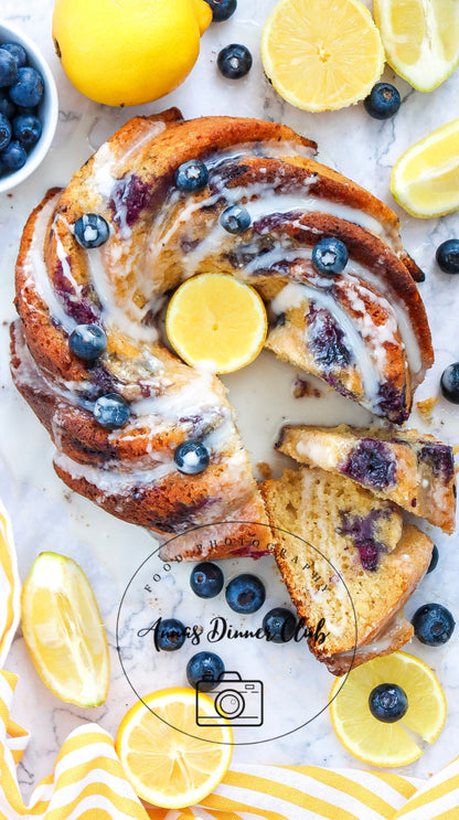 Lemon Blueberry Bundt Cake PLR set