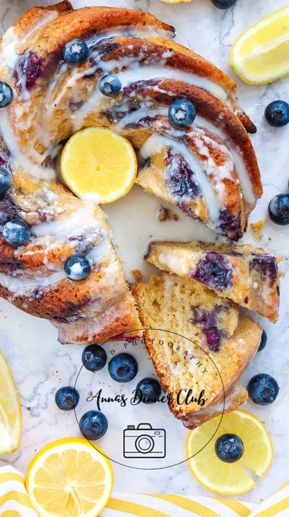 Lemon Blueberry Bundt Cake PLR set
