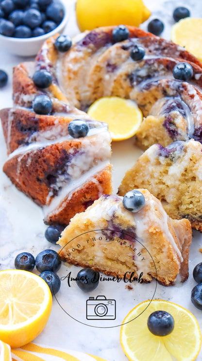 Lemon Blueberry Bundt Cake PLR set