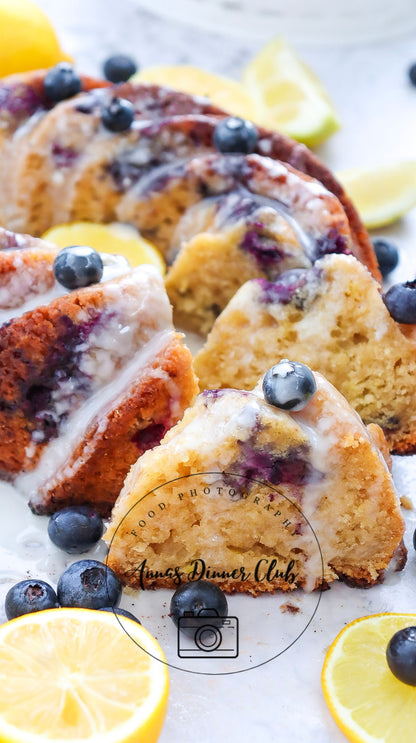 Lemon Blueberry Bundt Cake PLR set