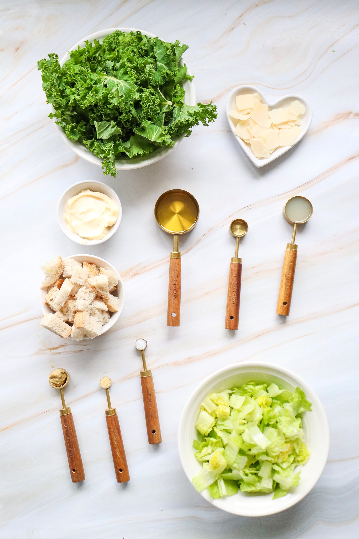 Kale Caesar salad  - exclusive set