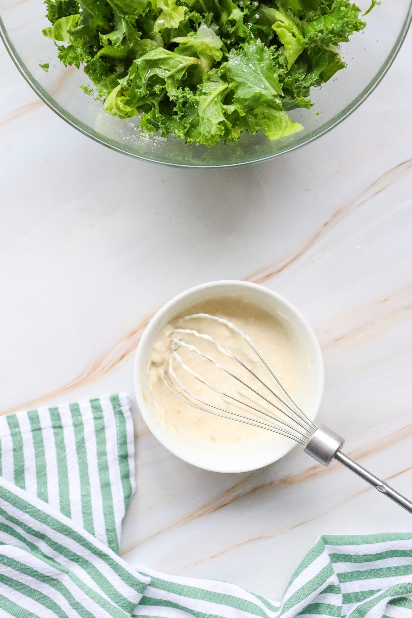 Kale Caesar salad  - exclusive set