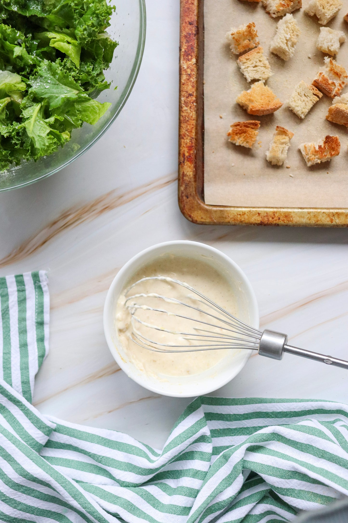 Kale Caesar salad  - exclusive set