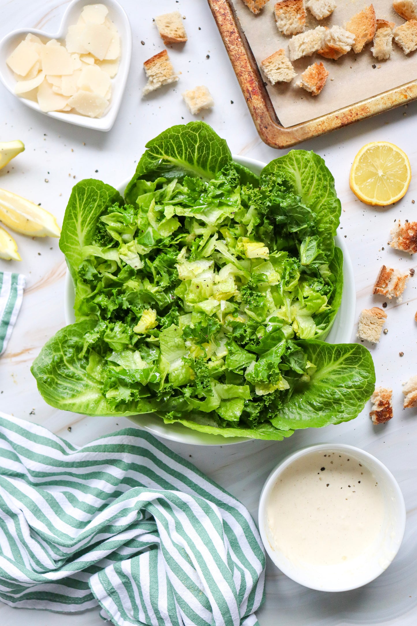 Kale Caesar salad  - exclusive set