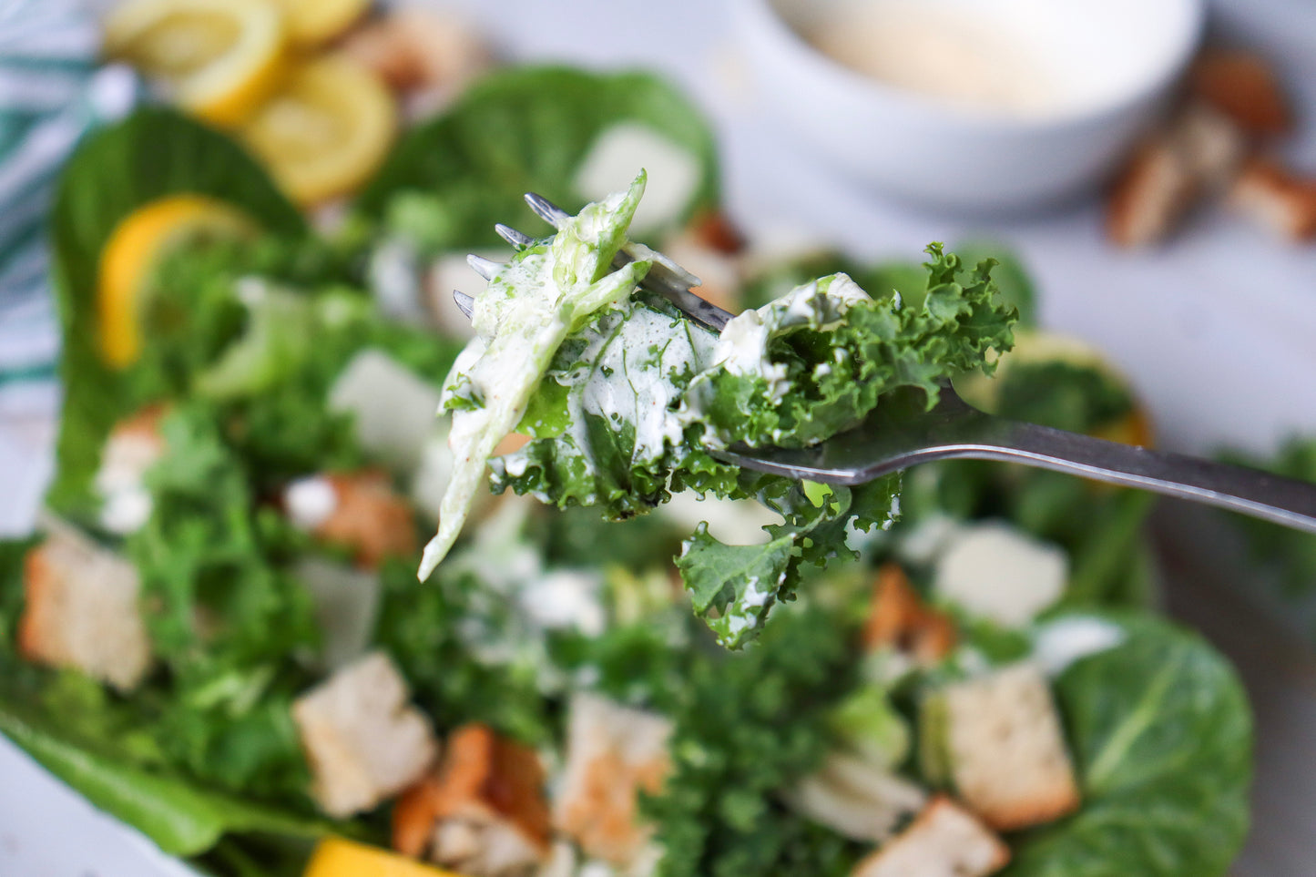 Kale Caesar salad  - exclusive set