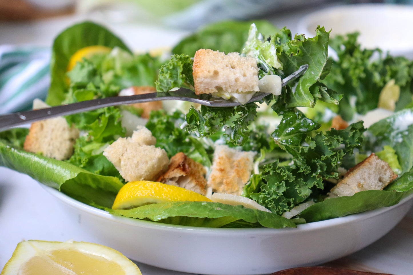Kale Caesar salad  - exclusive set