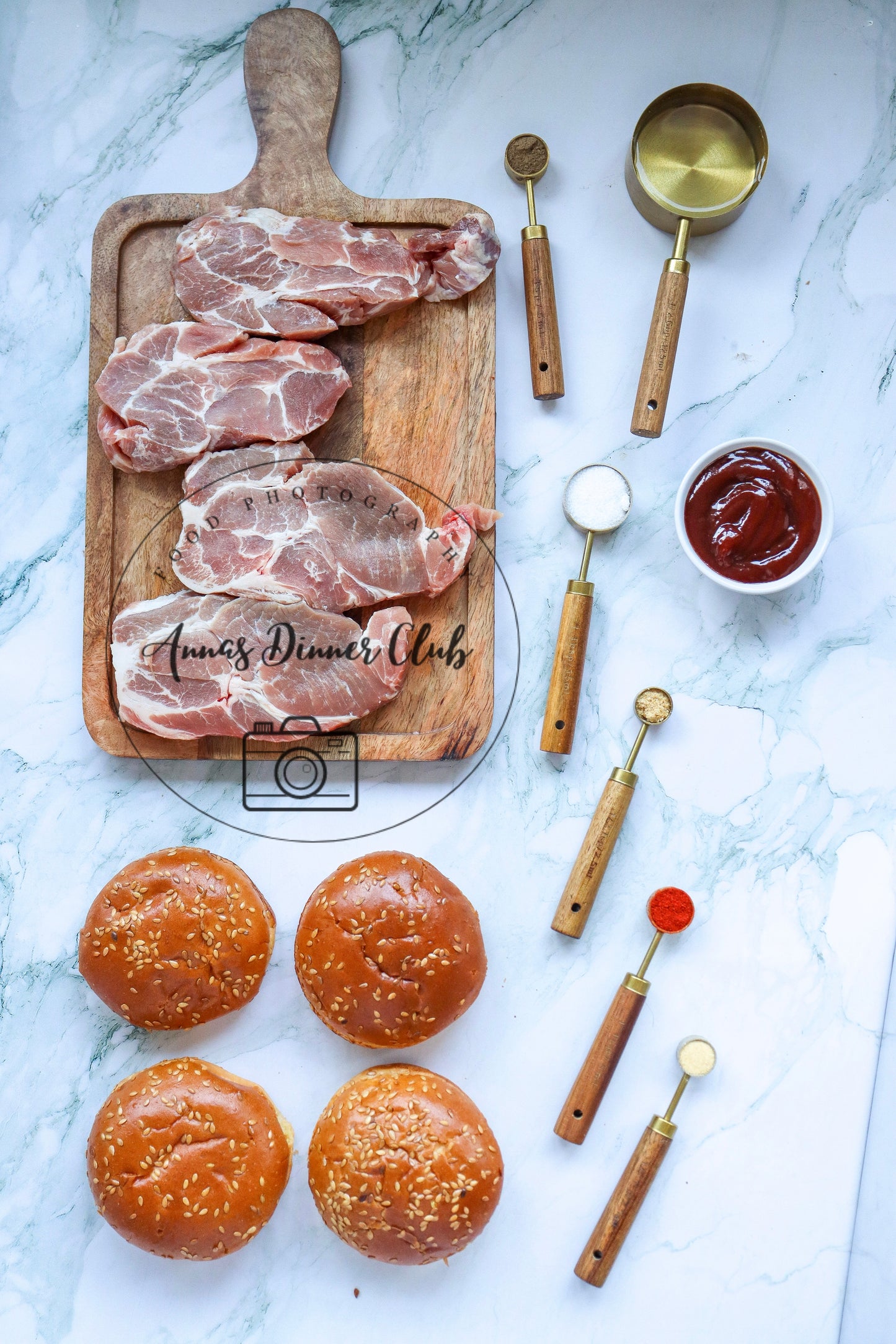 4th of July Pulled Pork BBQ Sandwiches- PLR set