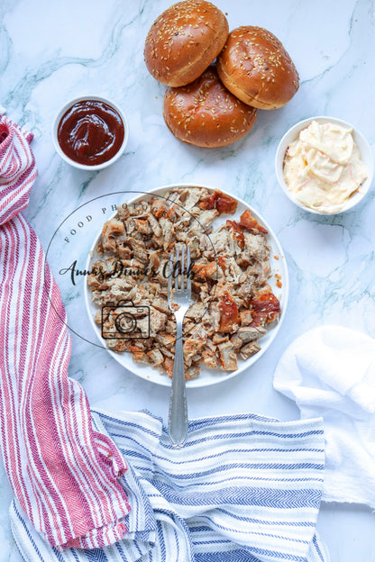 4th of July Pulled Pork BBQ Sandwiches- PLR set