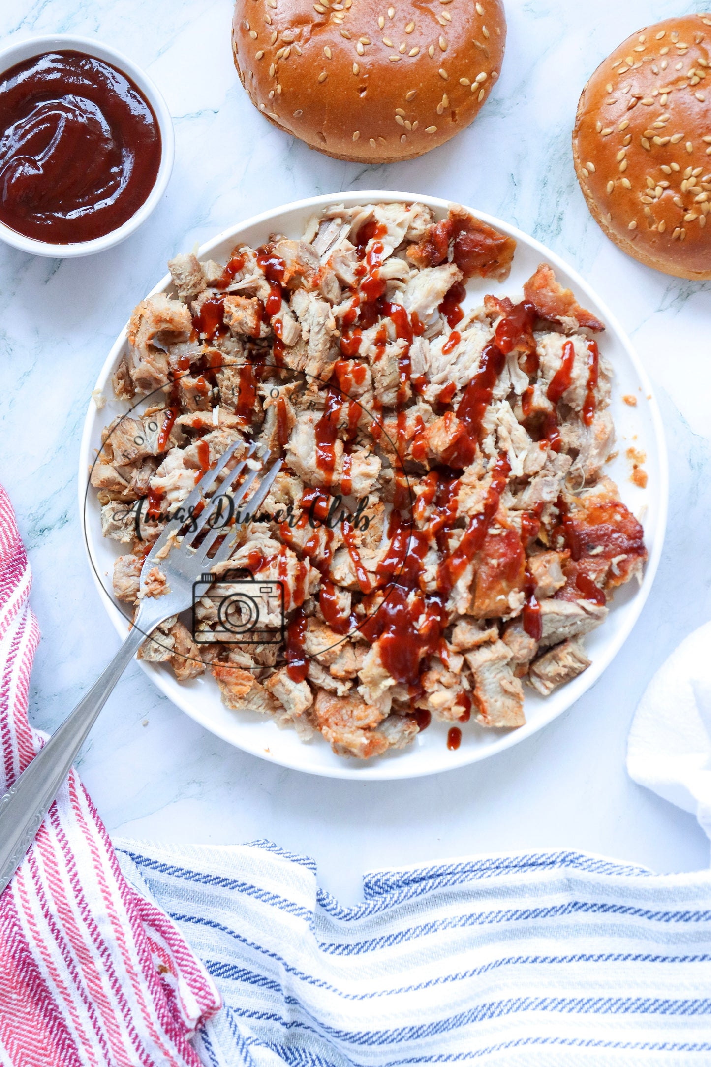 4th of July Pulled Pork BBQ Sandwiches- PLR set