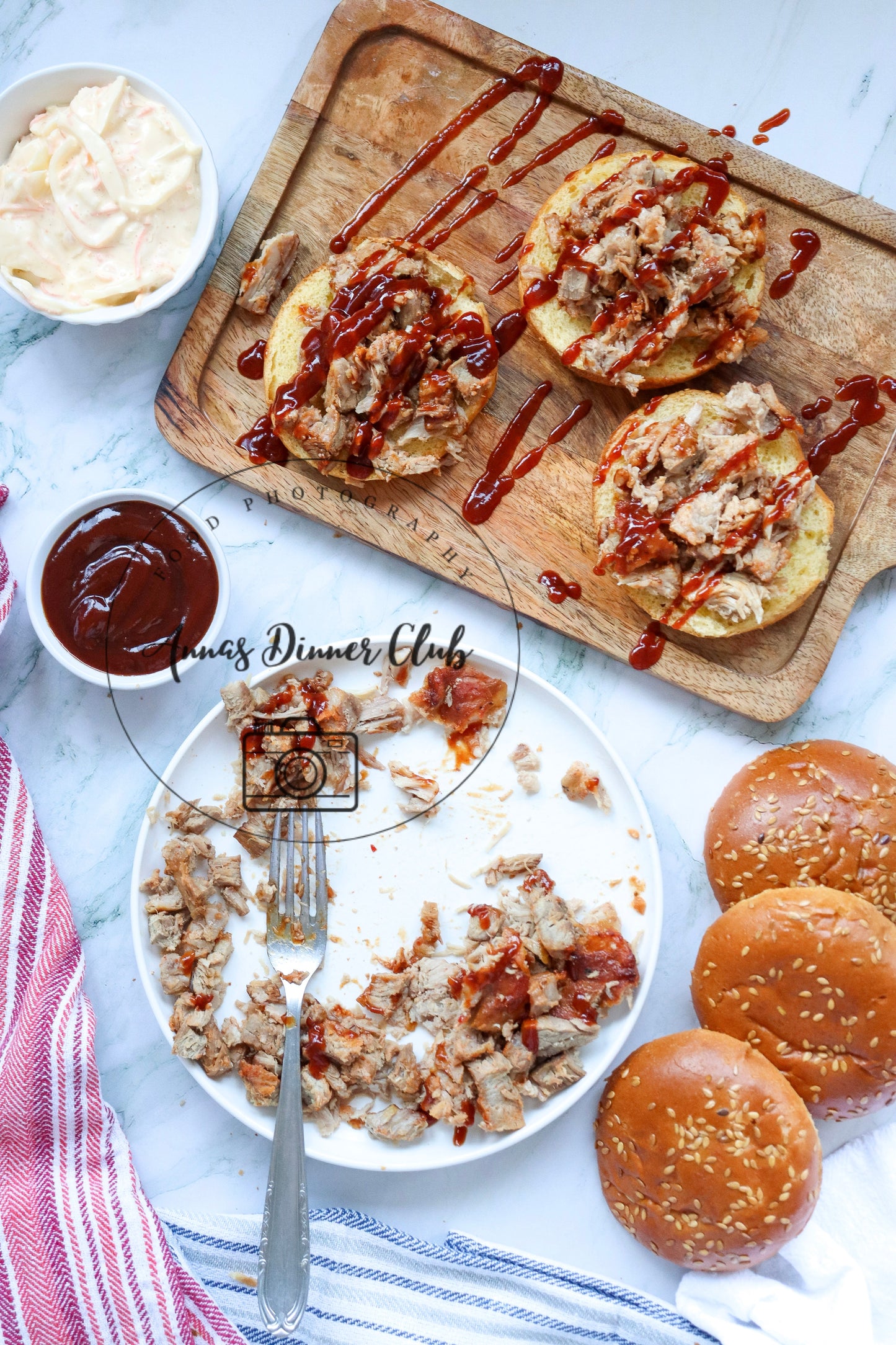 4th of July Pulled Pork BBQ Sandwiches- PLR set