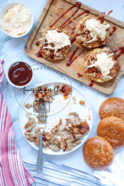 4th of July Pulled Pork BBQ Sandwiches- PLR set