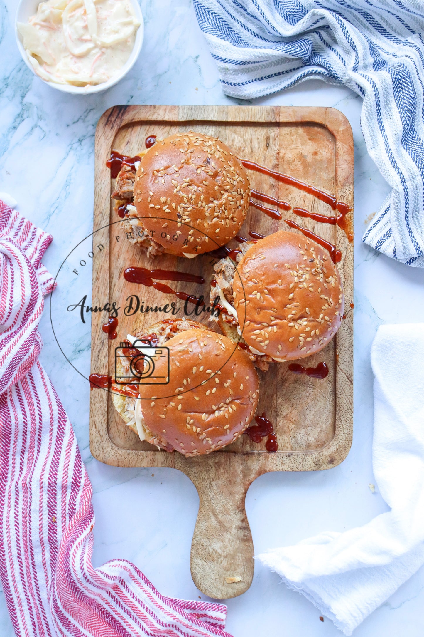 4th of July Pulled Pork BBQ Sandwiches- PLR set