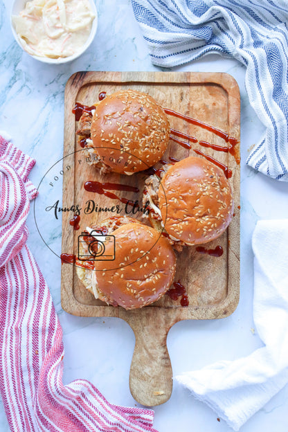 4th of July Pulled Pork BBQ Sandwiches- PLR set