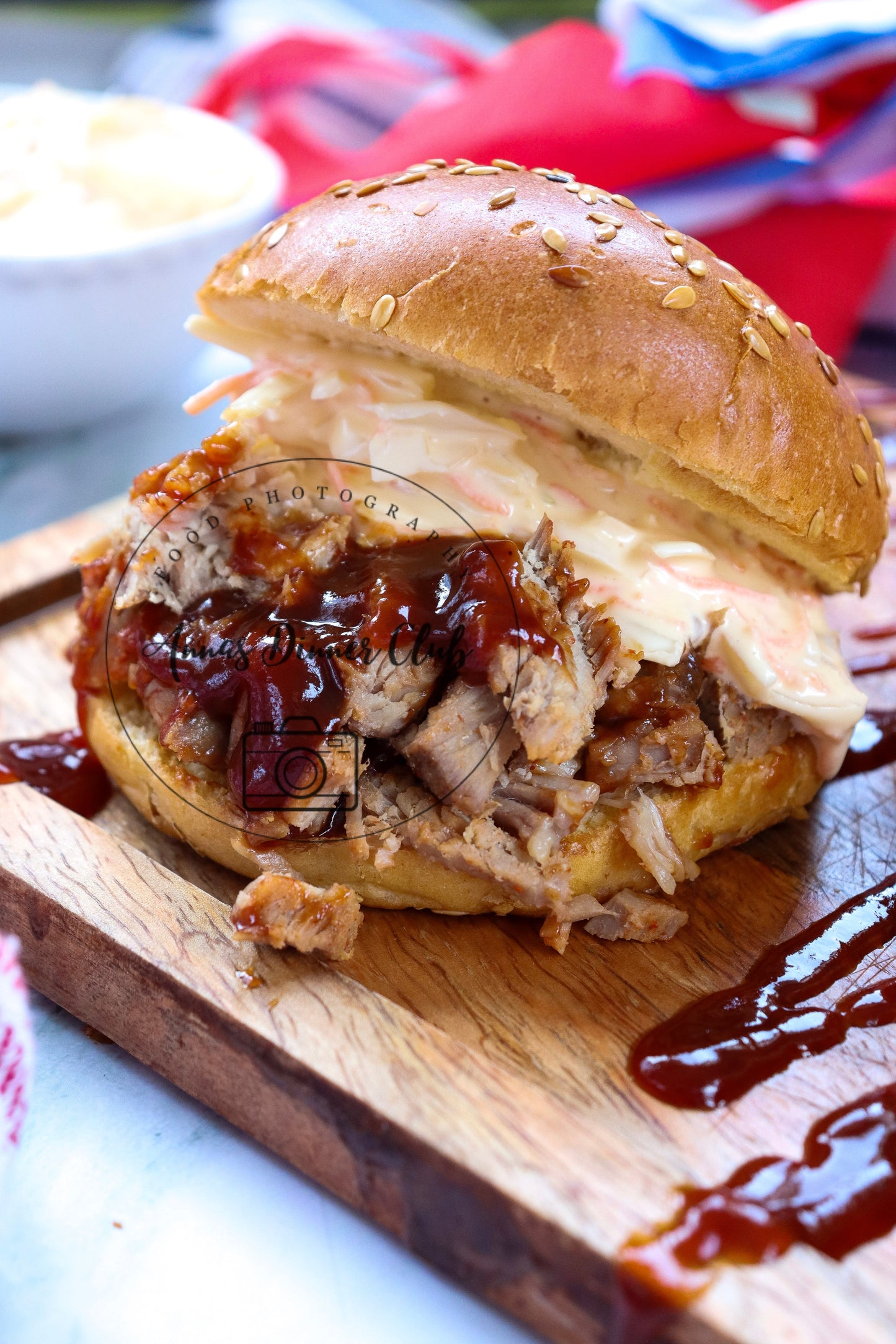 4th of July Pulled Pork BBQ Sandwiches- PLR set