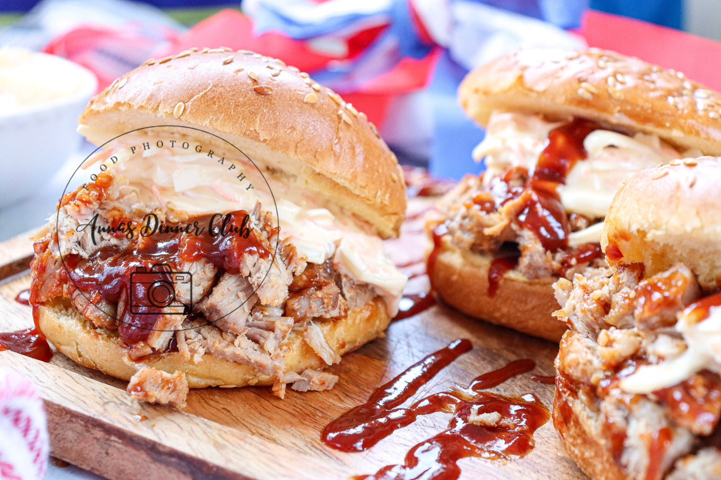 4th of July Pulled Pork BBQ Sandwiches- PLR set