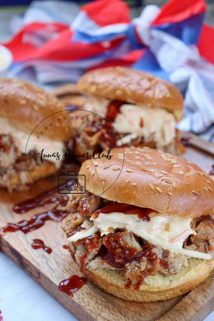 4th of July Pulled Pork BBQ Sandwiches- PLR set