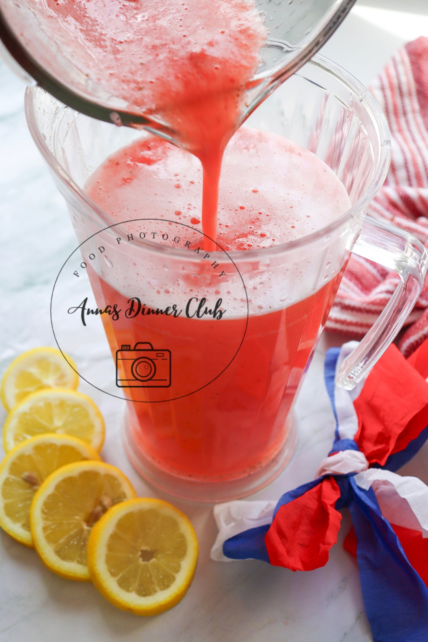Strawberry Lemonade 4th July PLR recipe set