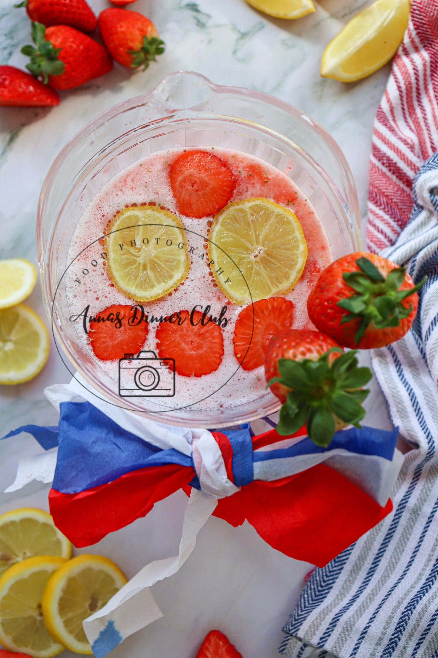 Strawberry Lemonade 4th July PLR recipe set