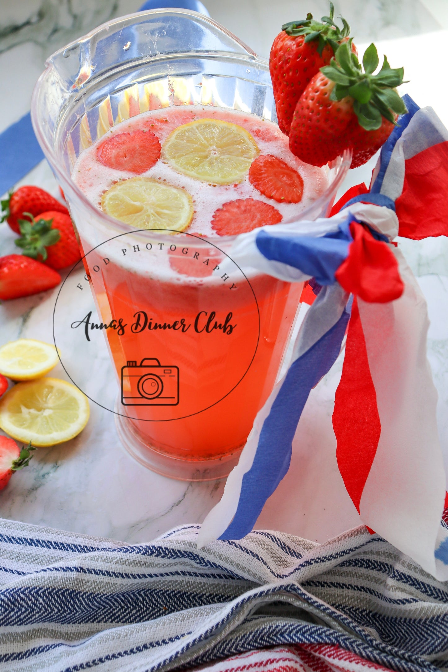 Strawberry Lemonade 4th July PLR recipe set