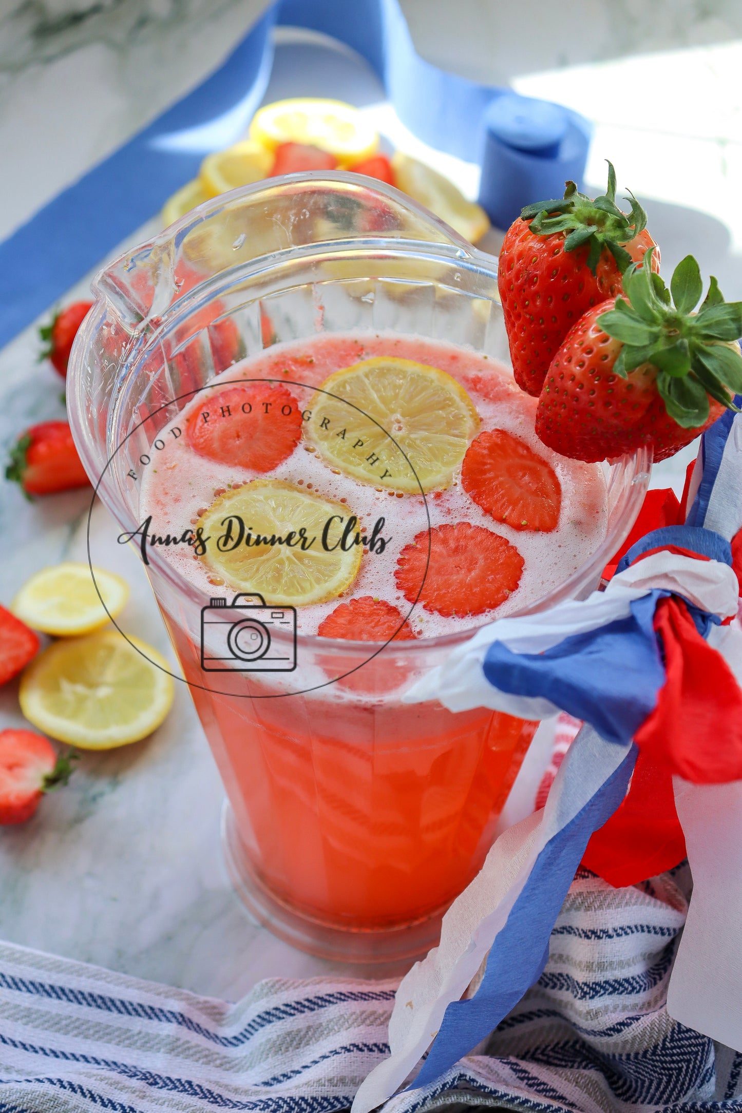 Strawberry Lemonade 4th July PLR recipe set