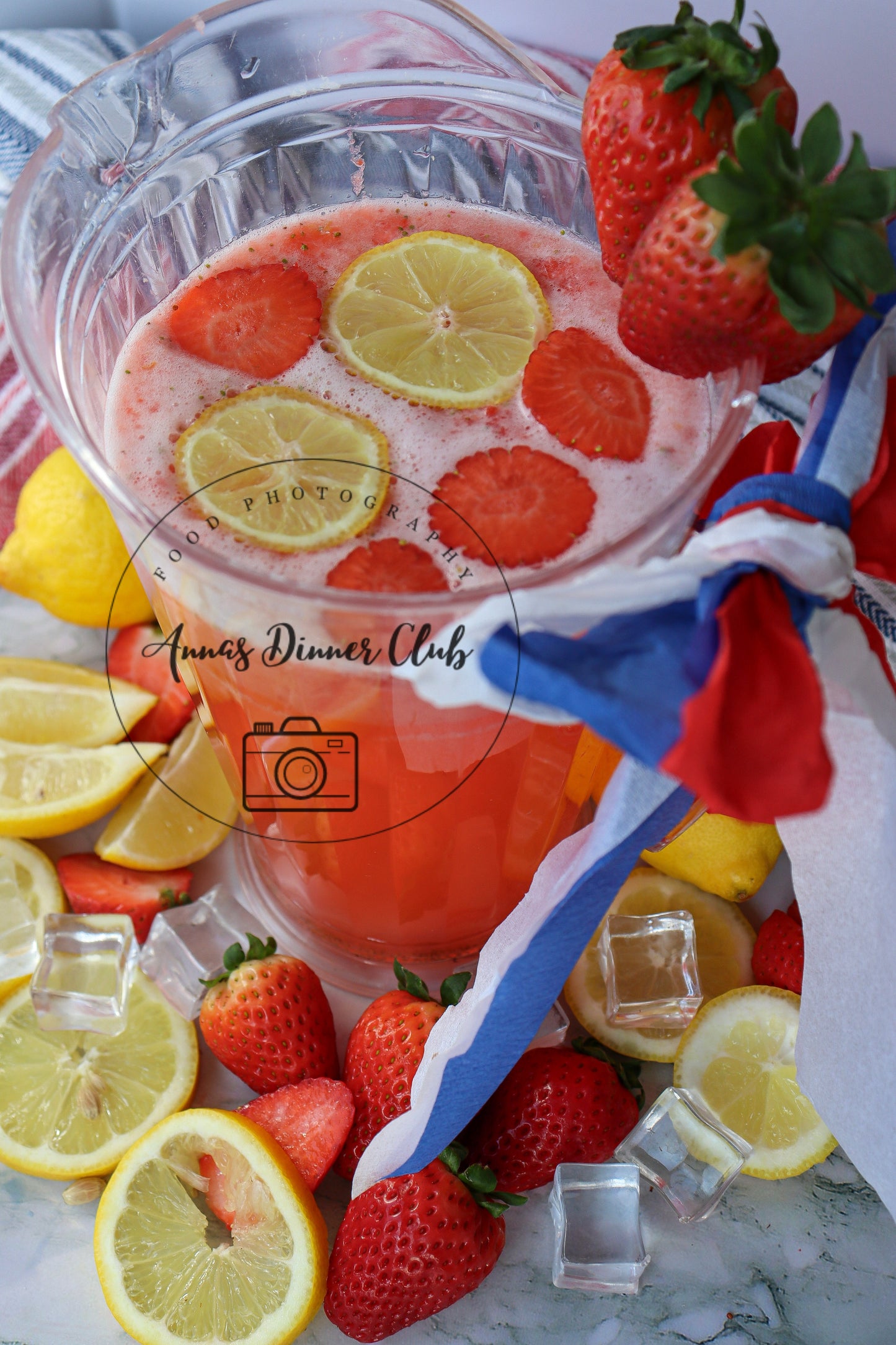 Strawberry Lemonade 4th July PLR recipe set