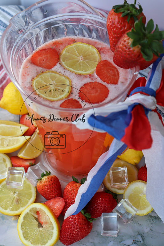 Strawberry Lemonade 4th July PLR recipe set