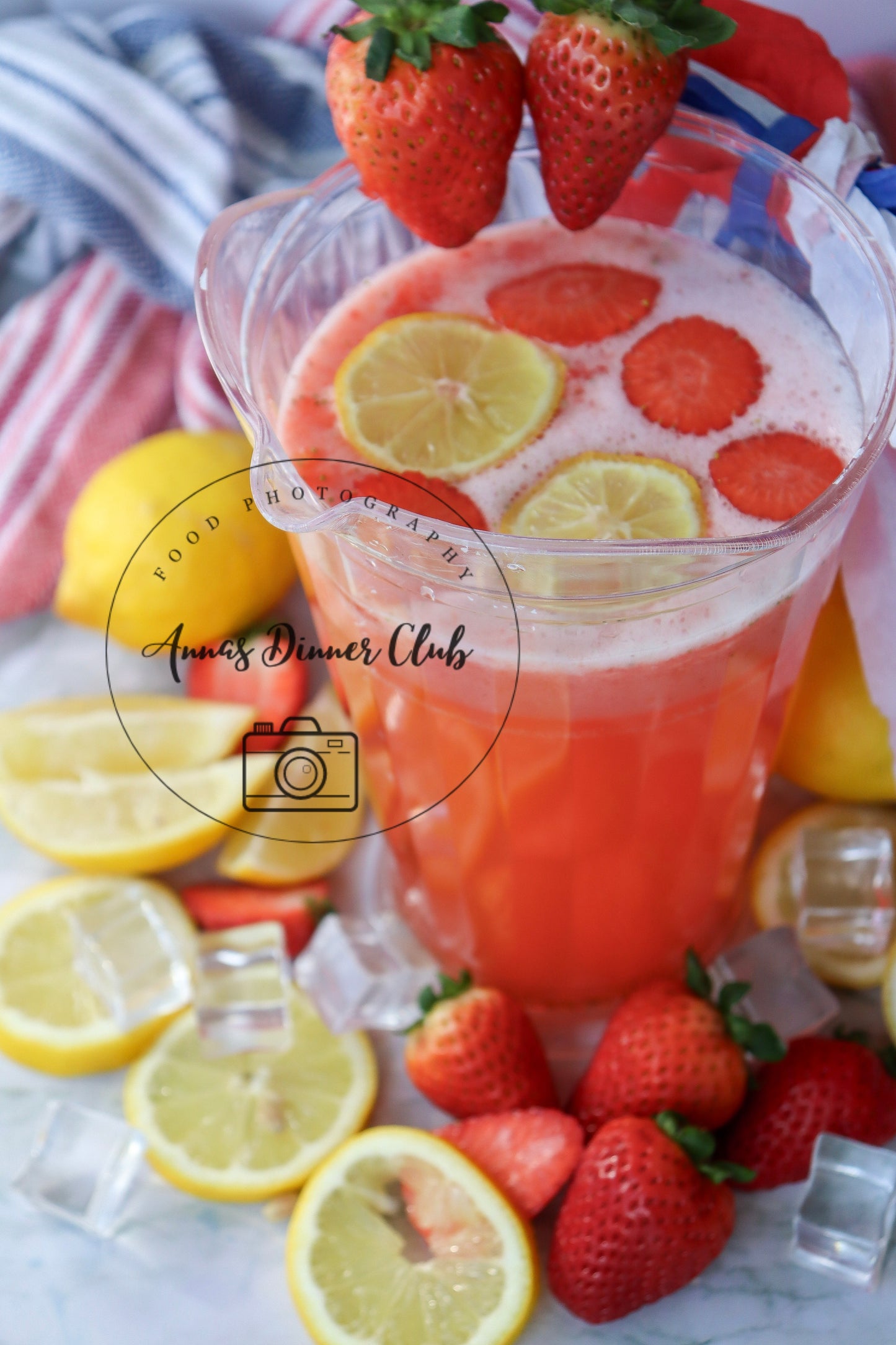 Strawberry Lemonade 4th July PLR recipe set