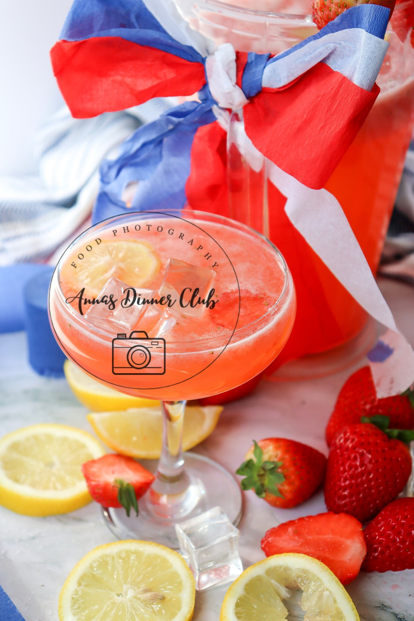 Strawberry Lemonade 4th July PLR recipe set