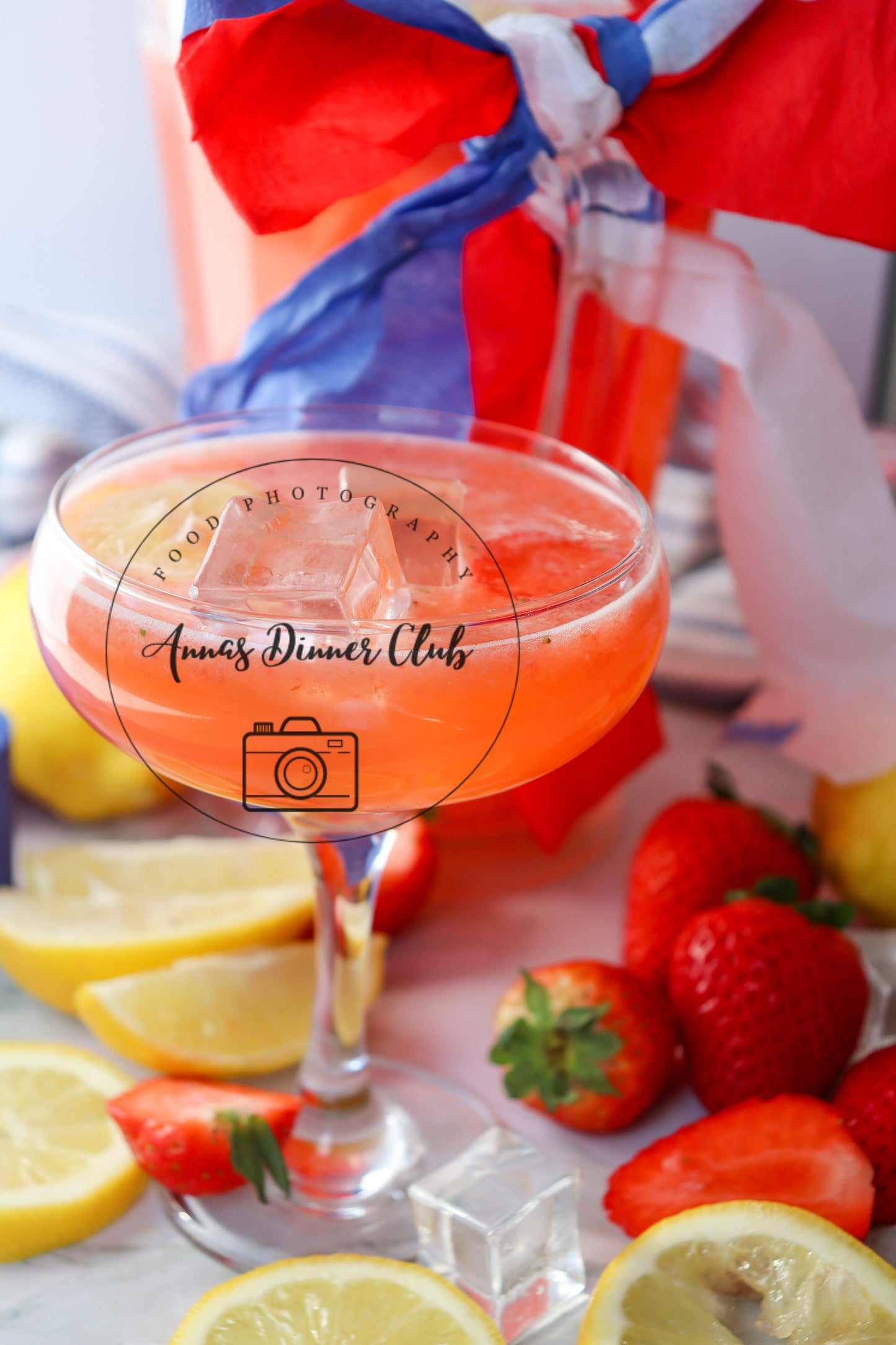 Strawberry Lemonade 4th July PLR recipe set