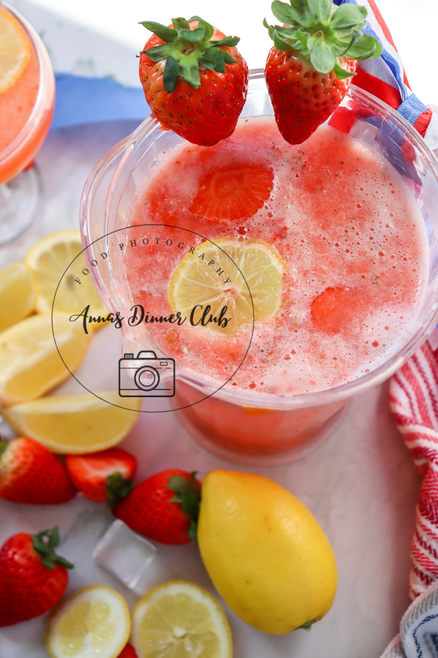 Strawberry Lemonade 4th July PLR recipe set