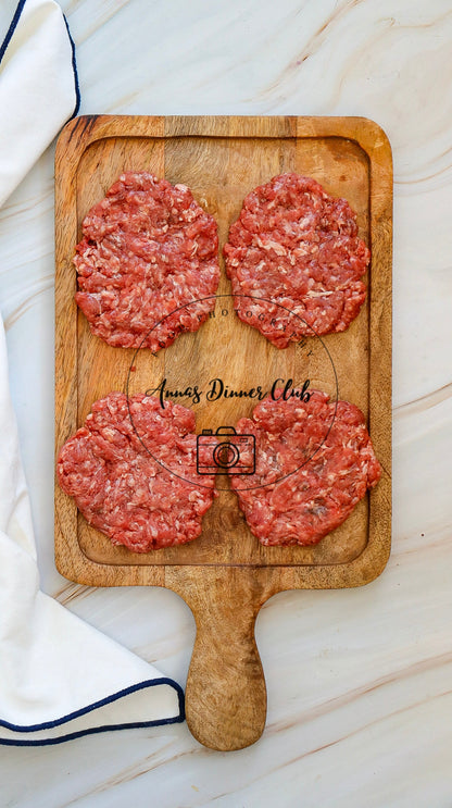 Cheeseburger with grilled bacon semi exclusive set 2