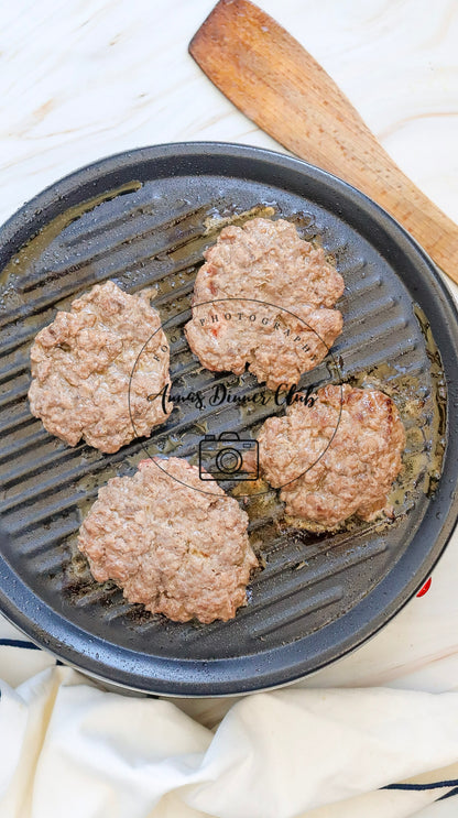Cheeseburger with grilled bacon semi exclusive set 2