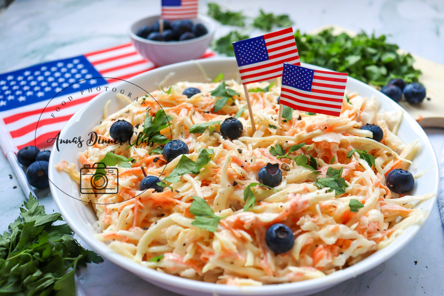Classic 4th July Coleslaw PLR set