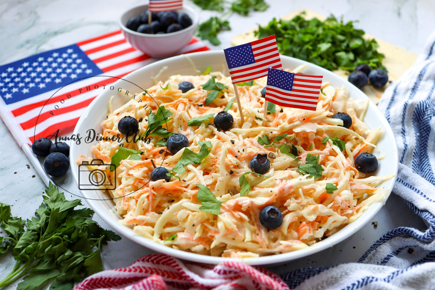 Classic 4th July Coleslaw PLR set
