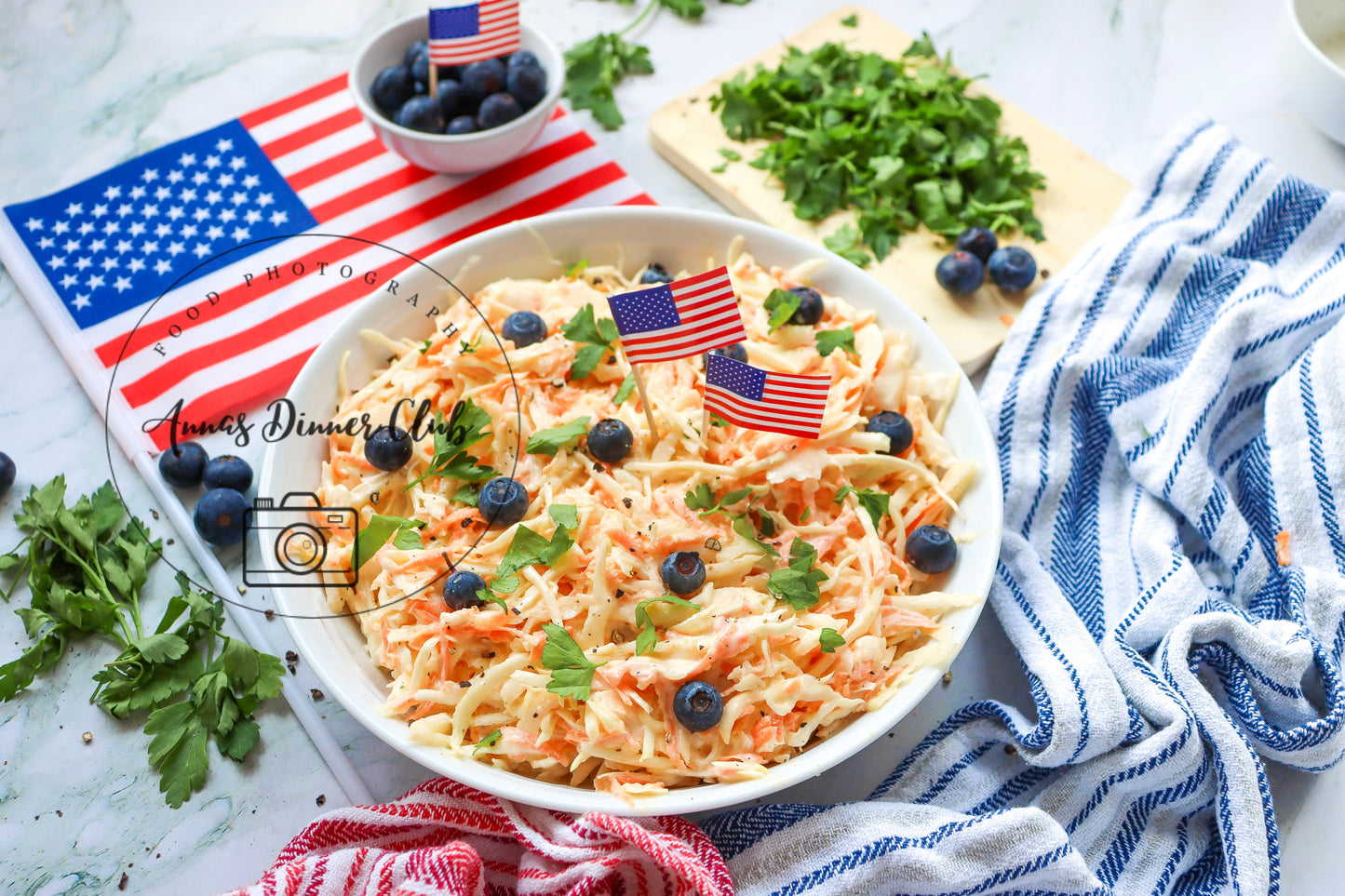 Classic 4th July Coleslaw PLR set