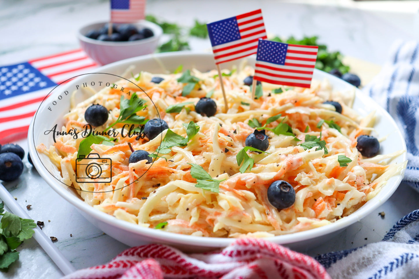 Classic 4th July Coleslaw PLR set