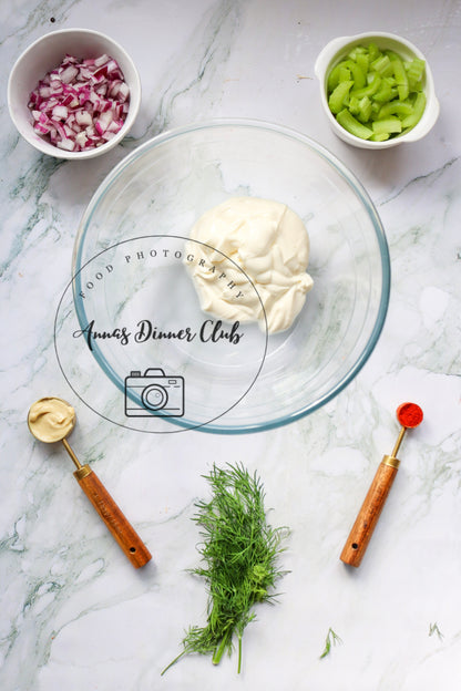 Classic Potato American Salad 4th July PLR set