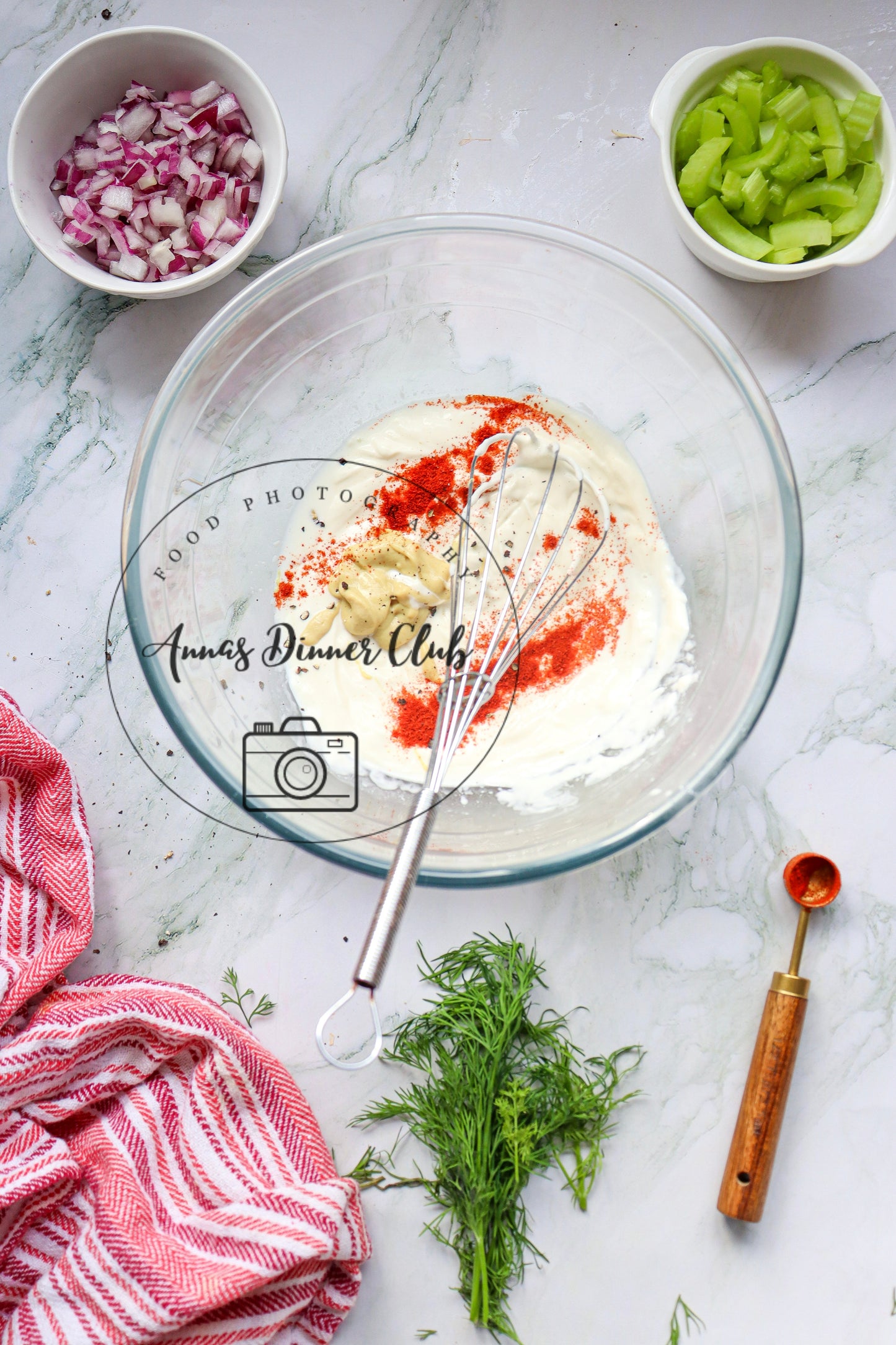 Classic Potato American Salad 4th July PLR set