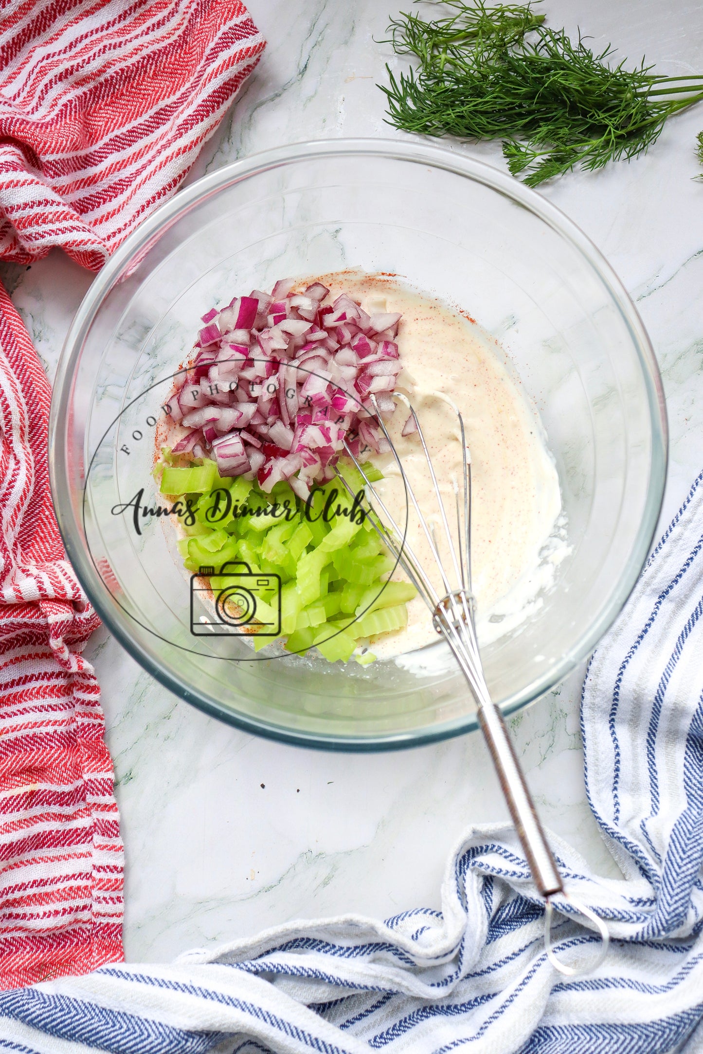 Classic Potato American Salad 4th July PLR set