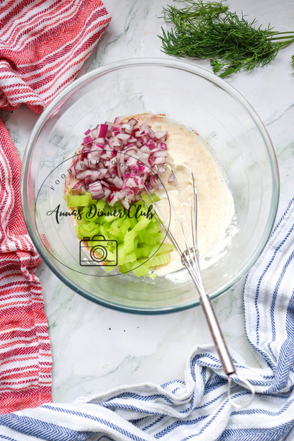 Classic Potato American Salad 4th July PLR set